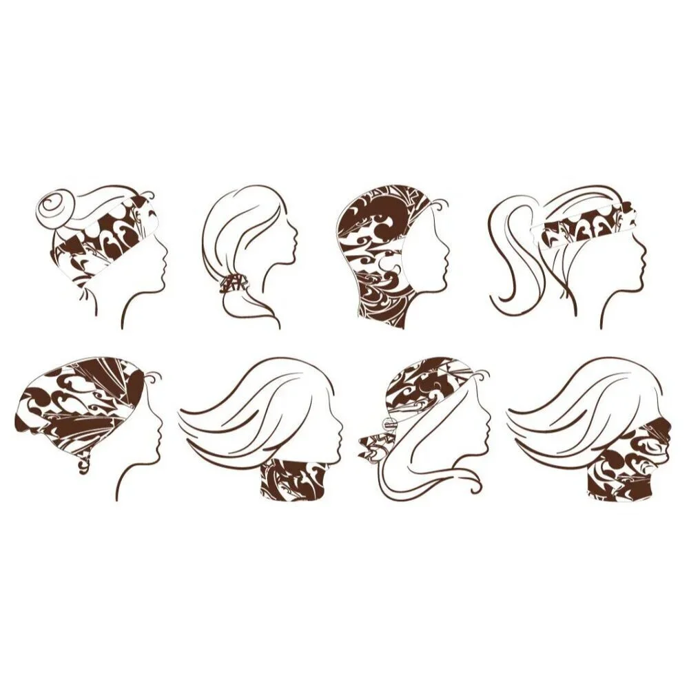 Wide Polyester Headband Galaxy Hair Accessory for Women Multi-use and Stylish